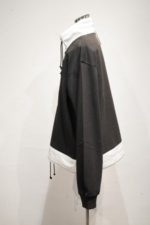 REVERBARATE /  REV-25SS-RB27 ''STAND COLLER HALF ZIP SWEAT''   (220935)
