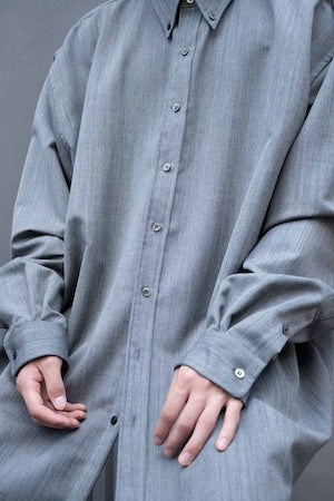 CLASS / CCFA02UNI  SHARKSKIN（LYRIA) Big Shirts  (221070)