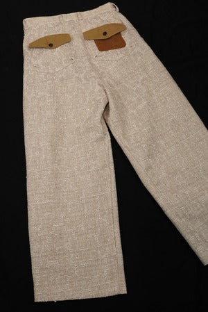 STEAF /  DEAD STOCK FABRIC SERIES MYSELF PANTS  (220961)