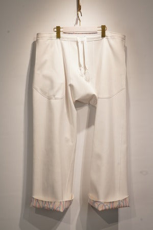 NOBNAGA Paris / SOFT SEAM REVERSIBLE SAROUEL BAGGY PANTS
