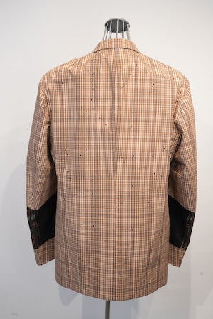 CLASS /  CCGSO5UNI  LAOSILK HAND EMBROIDERY BROKEN CHECK (LYRIA)     (221180)