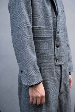 T-MICHEL× ARCD / Glen Check Jump Suit　（221080）