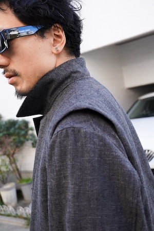 HAVERACK /  Old Herringbone Jerkin Vest   (221168)
