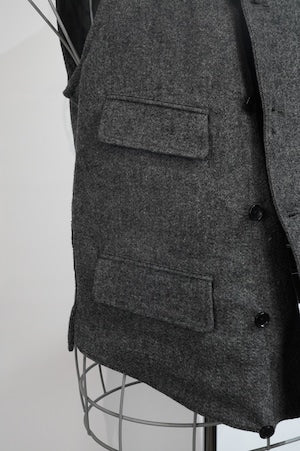HAVERACK /  Vintage Cotton Flannel Motorcycle Vest