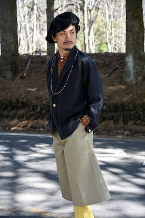 KONNO   ''九式改 Silk Jacket with Embroidery on back''　