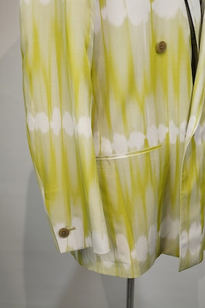 HS-ATTIRE (HAVERSACK)× ARCD /  Tie Dye Pattern Double Front Jacket