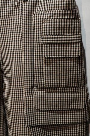 renoma PARIS / ''DORMEUIL'' Shepherd Check Short Pants