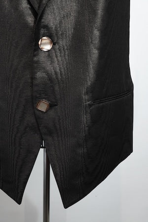 NOBNAGA Paris /  Single-Breasted Notched-Lapel Long Gilet
