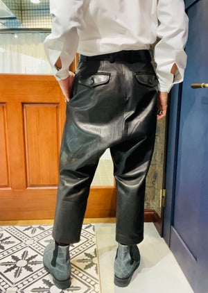APOCRYPHA TOKYO/Horse Leather Aviator Pants