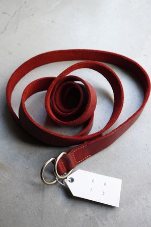 GUIDI / BLT  BISON FULL GRAIN LONG LEATHER BELT（221139）