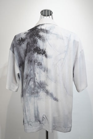 NOBNAGA Paris / OPEN COLLAR HALF SLEEVE SHIRT