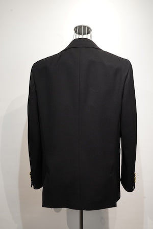 KONNO / 正統型 ''弍式'' 鬼ギャバ　濃紺 Double Navy Blazer Jacket  (220888)
