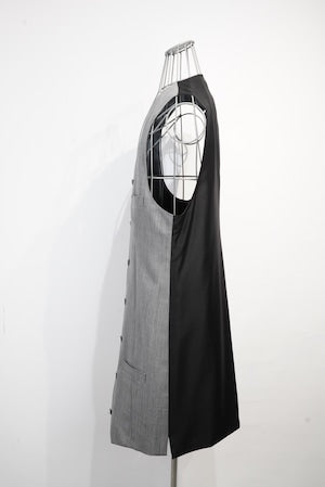 CLASS / CCFA12UNI SHARKSKIN （LYRIA)  LONG VEST  (221071)