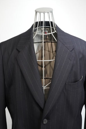 m's braque / COSTUME 2B Single Stripe Jacket