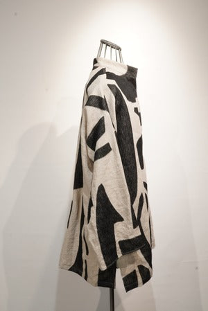 HAVERACK / Linen Jacquard Pull over Shirt ~Inspired by Henri Matisse~  (220967)