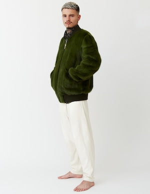 NOBNAGA Paris /  Mink Fur Rreversible MA-1Blouson   (220881)