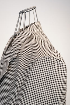 CLASS / CCGSO5UNI LAOSILK  HAND EMBROIDERY LINEN WOOL CHECK  (DORMEUIL)   (221179)