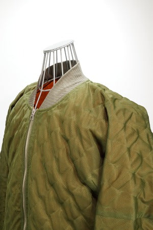 m's braque/Quilted Mesh Reversible MA-1