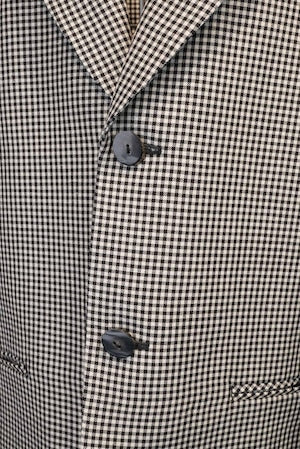 CLASS / CCGSO5UNI LAOSILK  HAND EMBROIDERY LINEN WOOL CHECK  (DORMEUIL)   (221179)