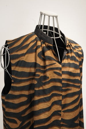 NOBNAGA Paris / NV-06 N251601 STAND UP COLLAR REVERSIBLE GILET  (220915)