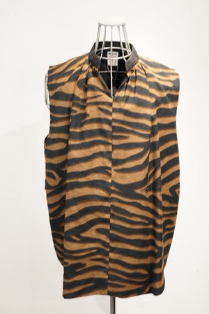 NOBNAGA Paris / NV-06 N251601 STAND UP COLLAR REVERSIBLE GILET  (220915)