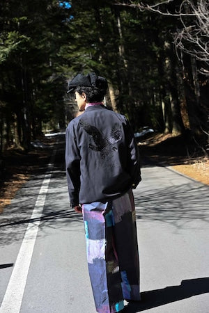 KONNO   ''九式改 Silk Jacket with Embroidery on back''　