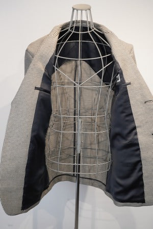 CLASS / CCGSO5UNI LAOSILK  HAND EMBROIDERY LINEN WOOL CHECK  (DORMEUIL)   (221179)