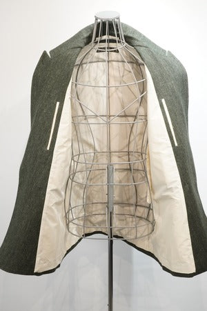 HAVERSACK / Wool Linen Herringbone Tweed  Double Breasted Jacket