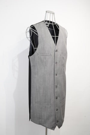 CLASS / CCFA12UNI SHARKSKIN （LYRIA)  LONG VEST  (221071)