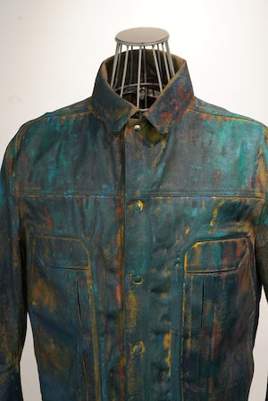OPPOSE DUALITY /  6Pocket Panel Denim JKT Painted  Size 44   (220950)