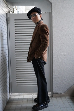 NOBNAGA Paris /  1960's French Silk Open Collared Shirts  (221119)