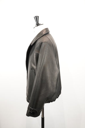 HS-ATTIRE（HAVERSACK) × ARCD / Pony Leather Belted Short Jacket