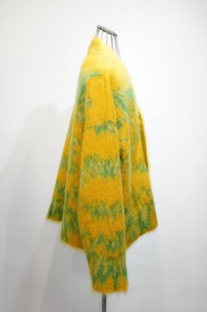 87 Avril 90 /  Tie-Dye Splash Mohair Cardigan