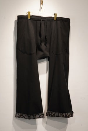 NOBNAGA Paris / SOFT SEAM REVERSIBLE SAROUEL BAGGY PANTS