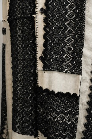 CURRENTAGE / A2544FB316　Jacquard Embroidered Shirt