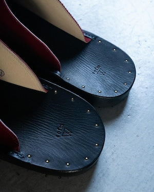 eofm / "Rudansa" hair calf sandals