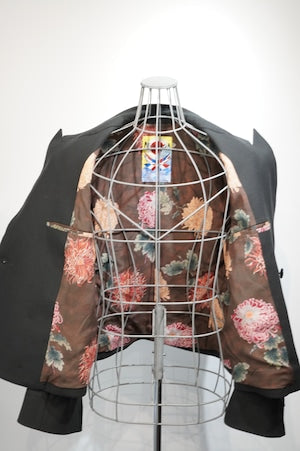 NOBNAGA Paris / Standing Collar Double Breasted Jacket