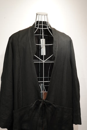 eofm / Linen long length coat   (220971)