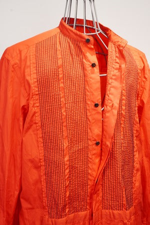 Any where out of the world ×ARCD /  Pin tuck Band coller Shirt    (221069)