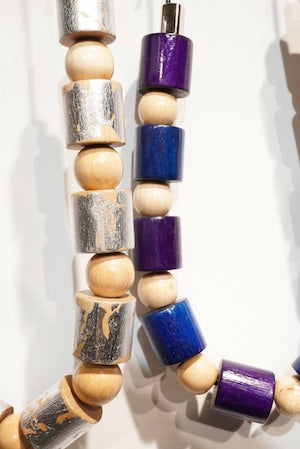 m's braque /  251907 LEATHER CORD WOODS NECKLACE  by HAND MADE (220930)(220931)