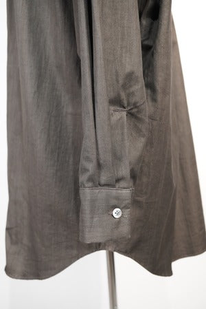 HAVERSACK / Dying Black Broadcloth (Japan Sumizome) Sleeping Shirt   (221040)