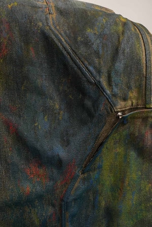 OPPOSE DUALITY   ''10Pocket Panel Denim Pants Painted''  (220951)