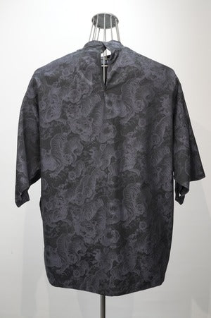 NOBNAGA Paris /Mock Neck Side Opening T-Shirt