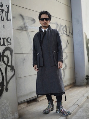 HAVERSACK / Old Herringbone Atelier Coat　(221167)