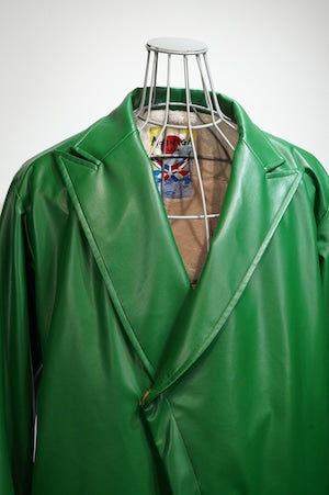 NOBNAGA Paris / Faux Leather Biker Jacket (220824)