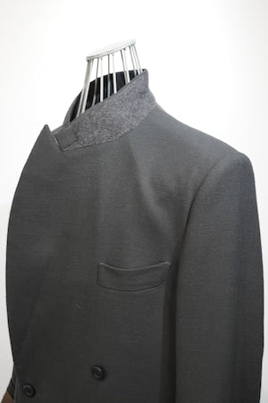 NOBNAGA Paris / Standing Collar Double Breasted Jacket