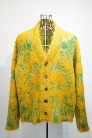 87 Avril 90 /  Tie-Dye Splash Mohair Cardigan