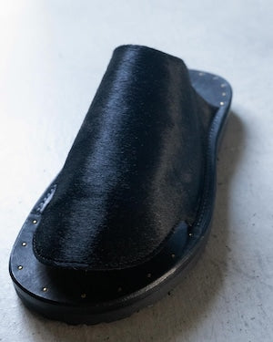 eofm / "Rudansa" hair calf sandals
