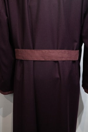 NOBNAGA Paris / ASYMMETRY NO-COLLAR REVERSIBLE COAT