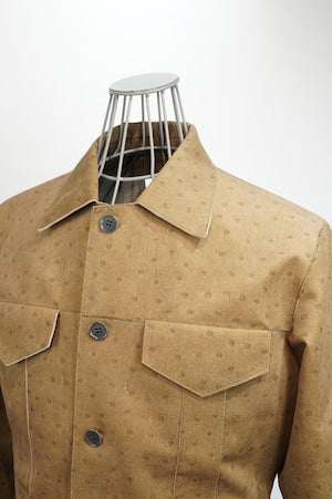 CLASS /  CCES09UNI Ultrasuede Print Bush Jacket